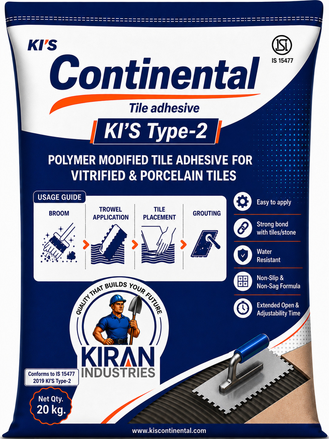 Continental Tile Adhesive Type 2